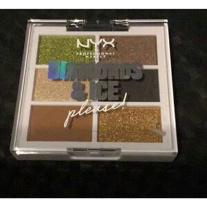 BNIB~NYX Diamonds & Ice Please D1603 Jeweled & Jaded Eyeshadow Palette